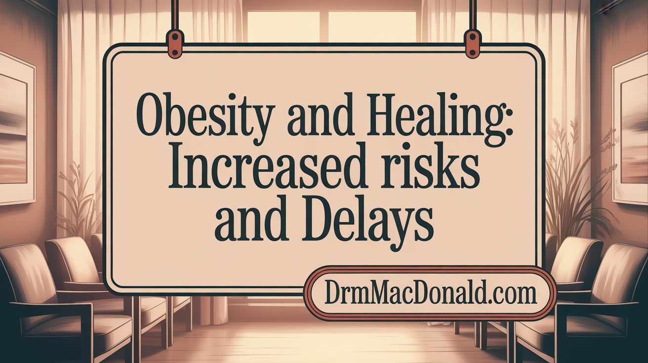 Obesity and Healing: Increased Risks and Delays