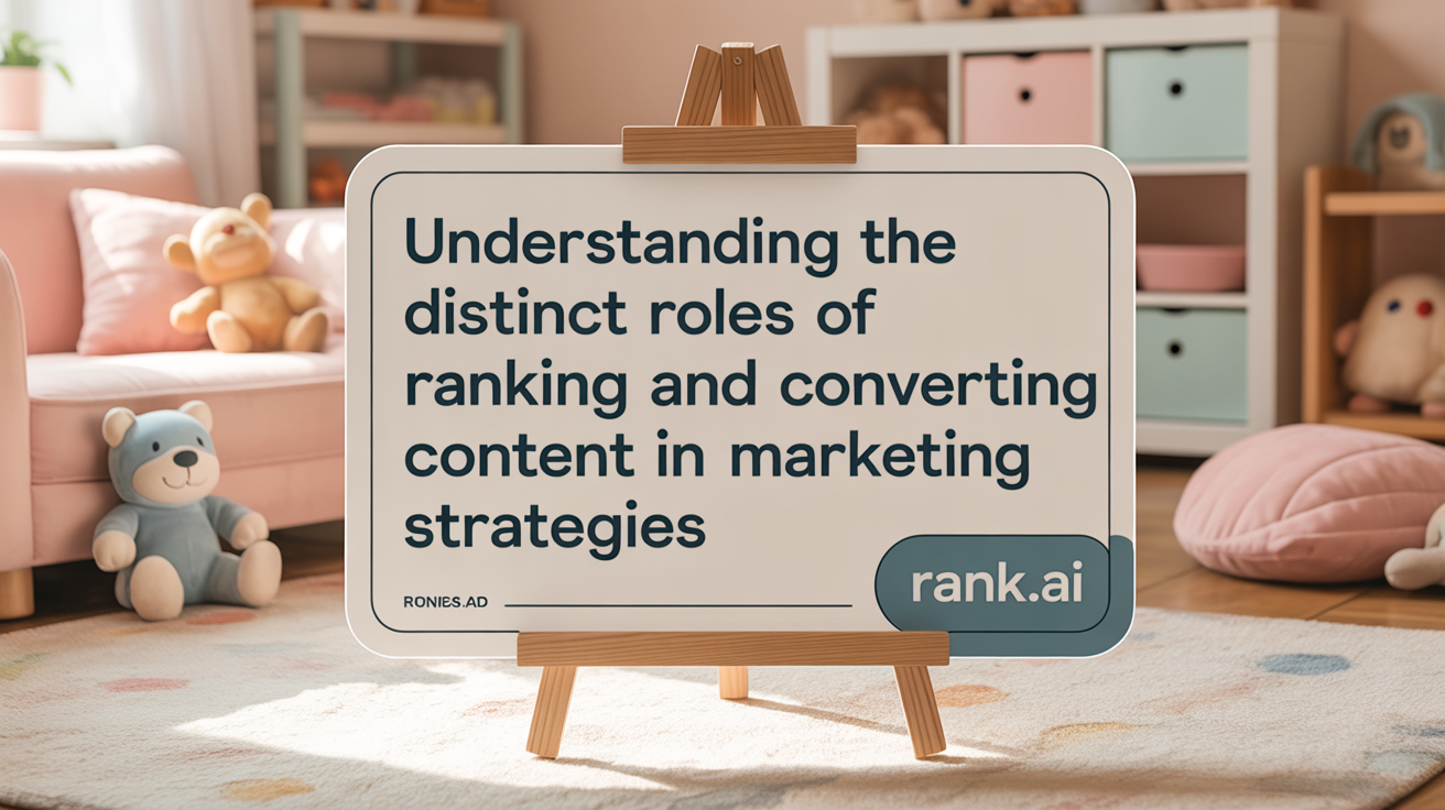Understanding the Distinct Roles of Ranking and Converting Content