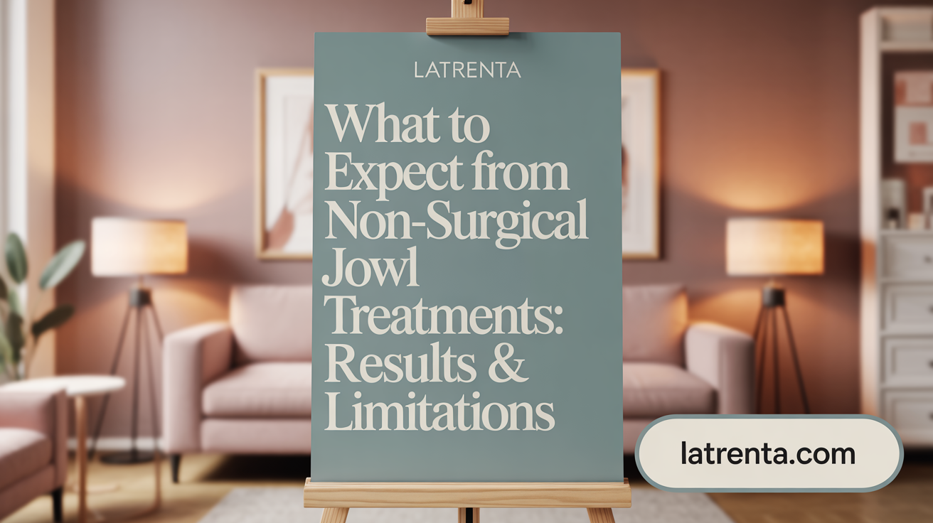 What to Expect from Non-Surgical Jowl Treatments: Results & Limitations