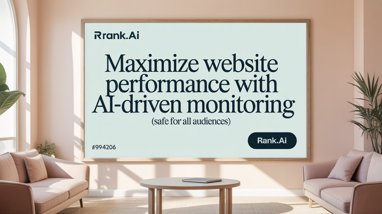 Maximize Website Performance with AI-Driven Monitoring