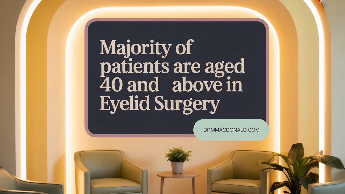 Majority of Patients Are Aged 40 and Above in Eyelid Surgery