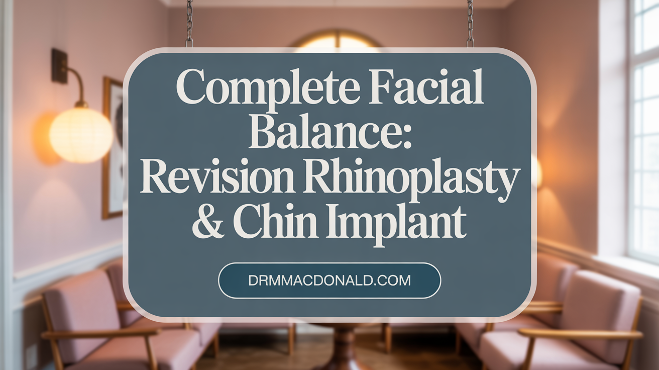 Complete Facial Balance: Revision Rhinoplasty &amp; Chin Implant