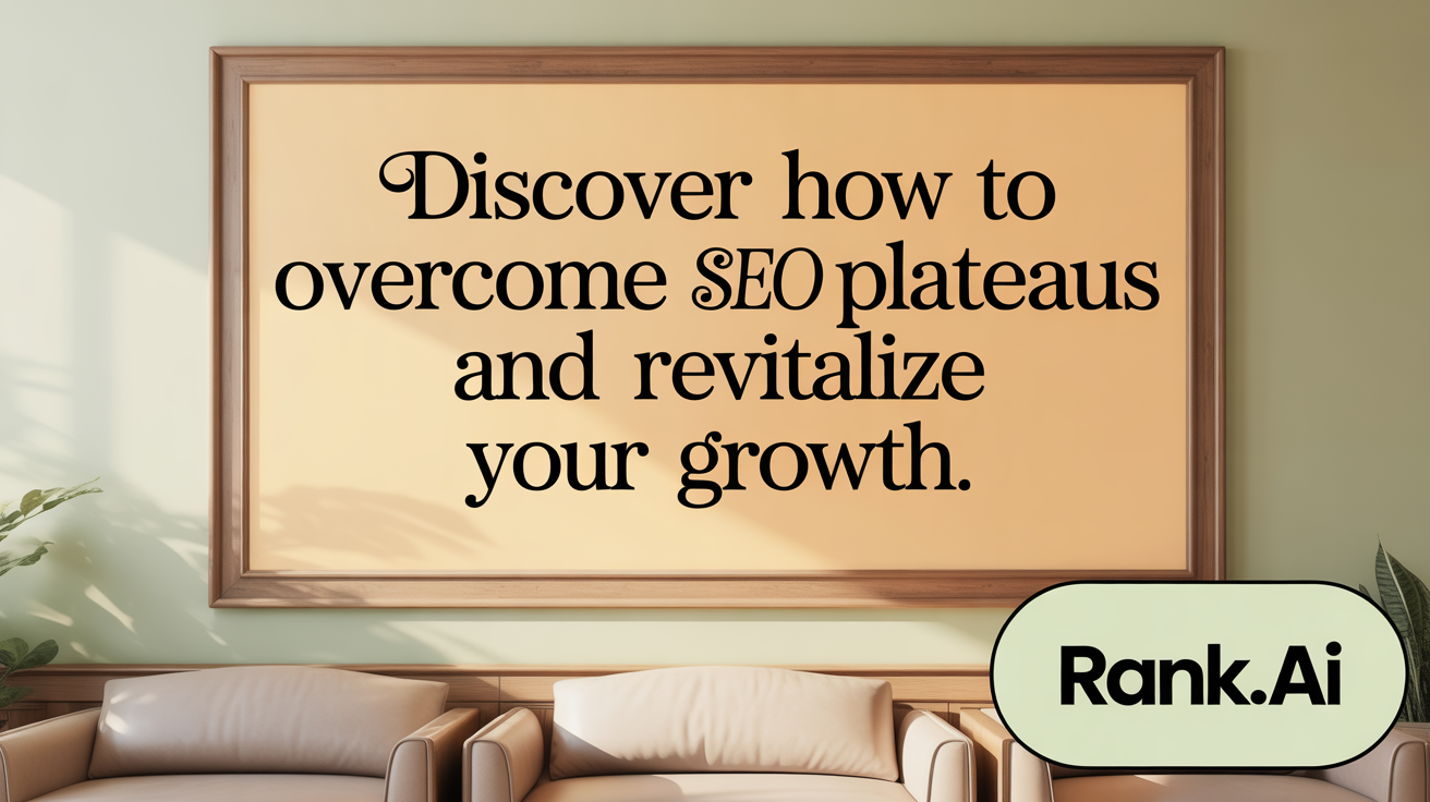 Discover How to Overcome SEO Plateaus and Revitalize Your Growth