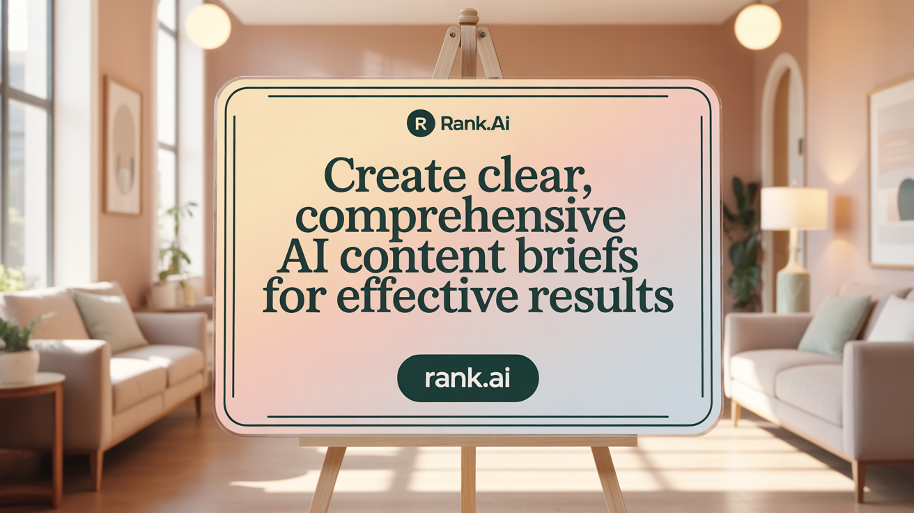 Create Clear, Comprehensive AI Content Briefs for Optimal Results
