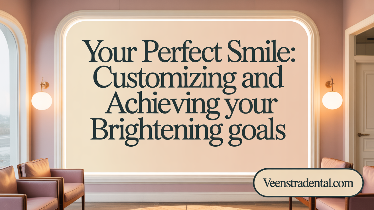 Your Perfect Smile: Customizing and Achieving Your Whitening Goals