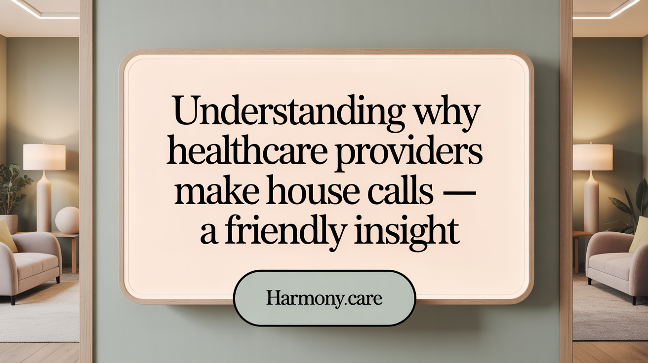 Understanding Why Healthcare Providers Make House Calls