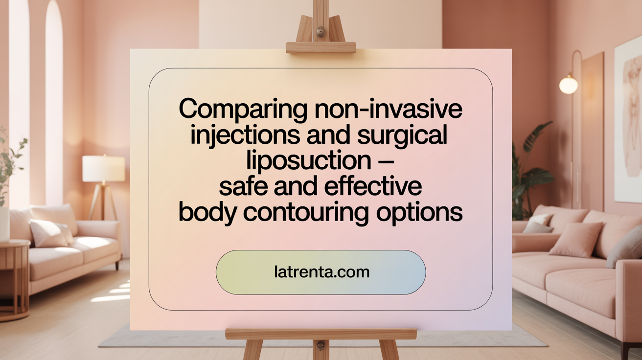 Comparing Non-Invasive Injections and Surgical Liposuction