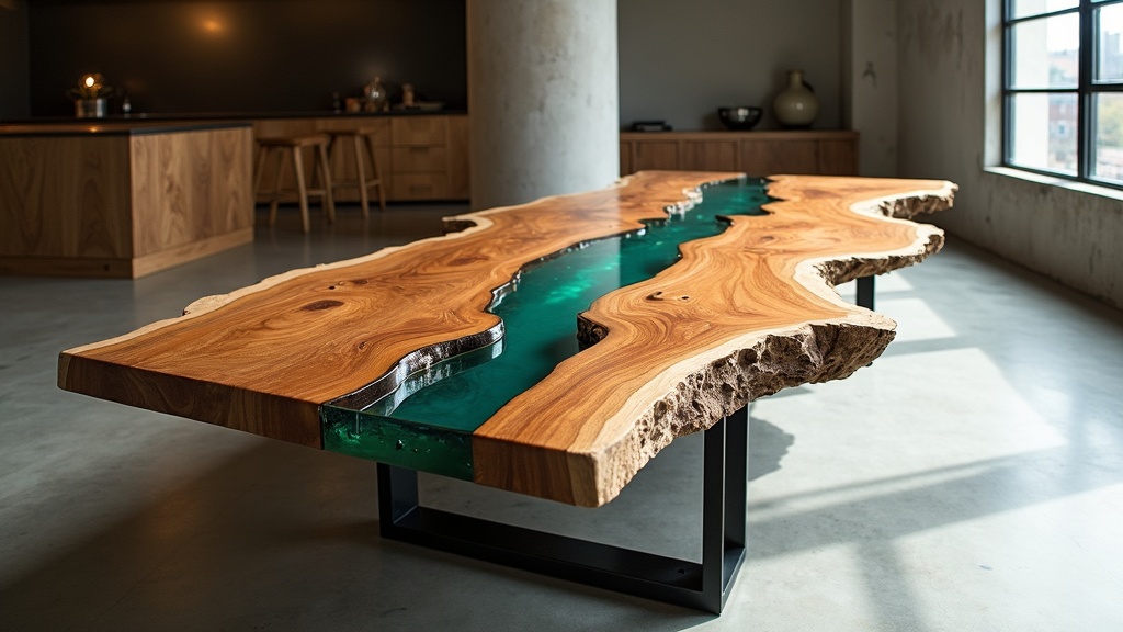 Как адаптировать стол из слэба к новому стилю: секреты обновления мебели и создания современных интерьеров