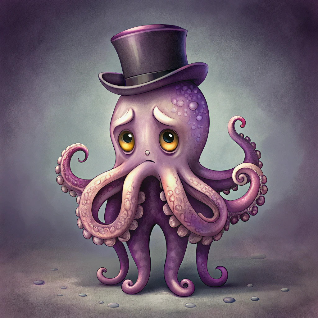 Mysterious Octopus Character Design