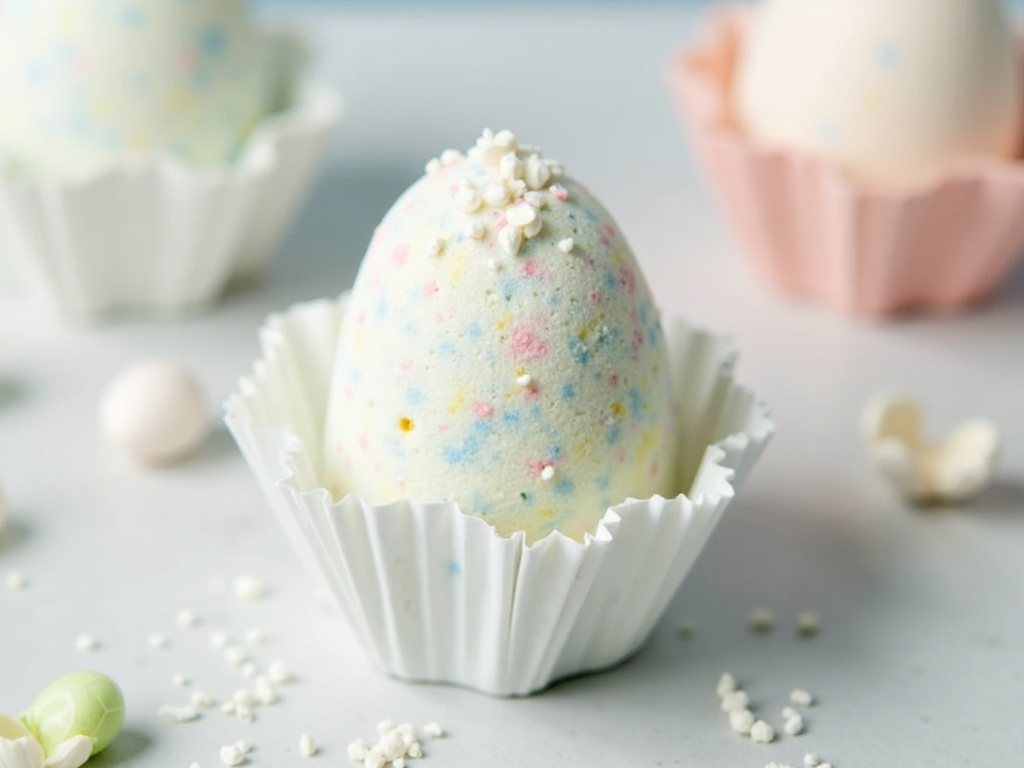 Measured ingredients for bath bombs