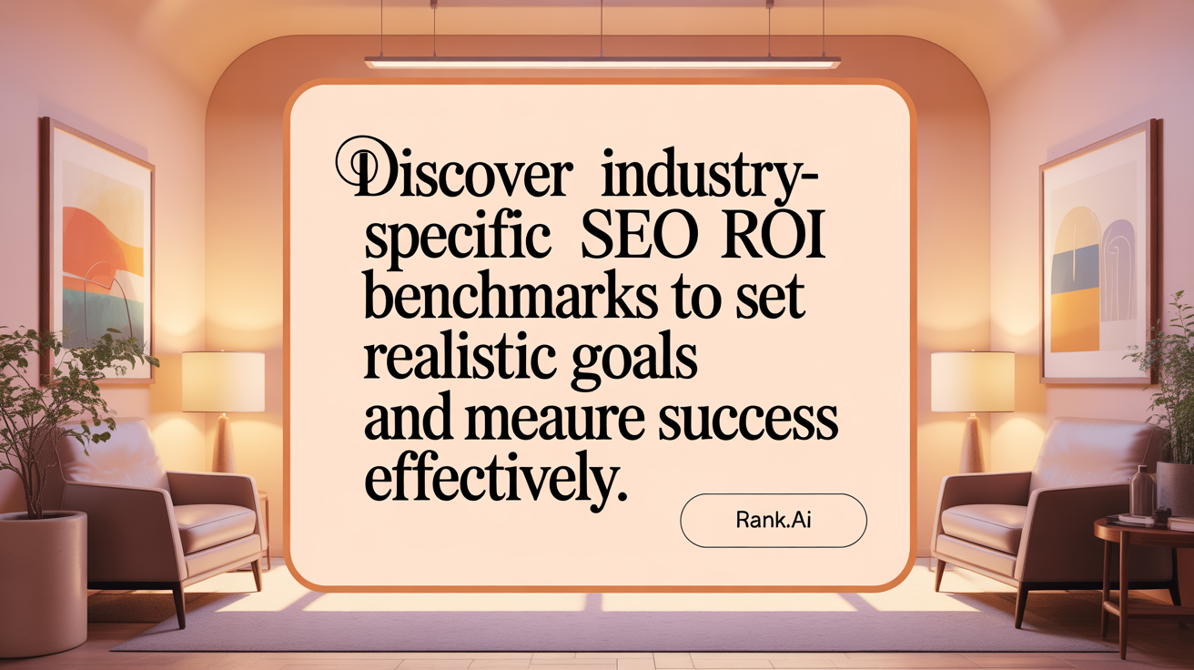 Discover industry-specific SEO ROI benchmarks to set realistic goals and measure success effectively.