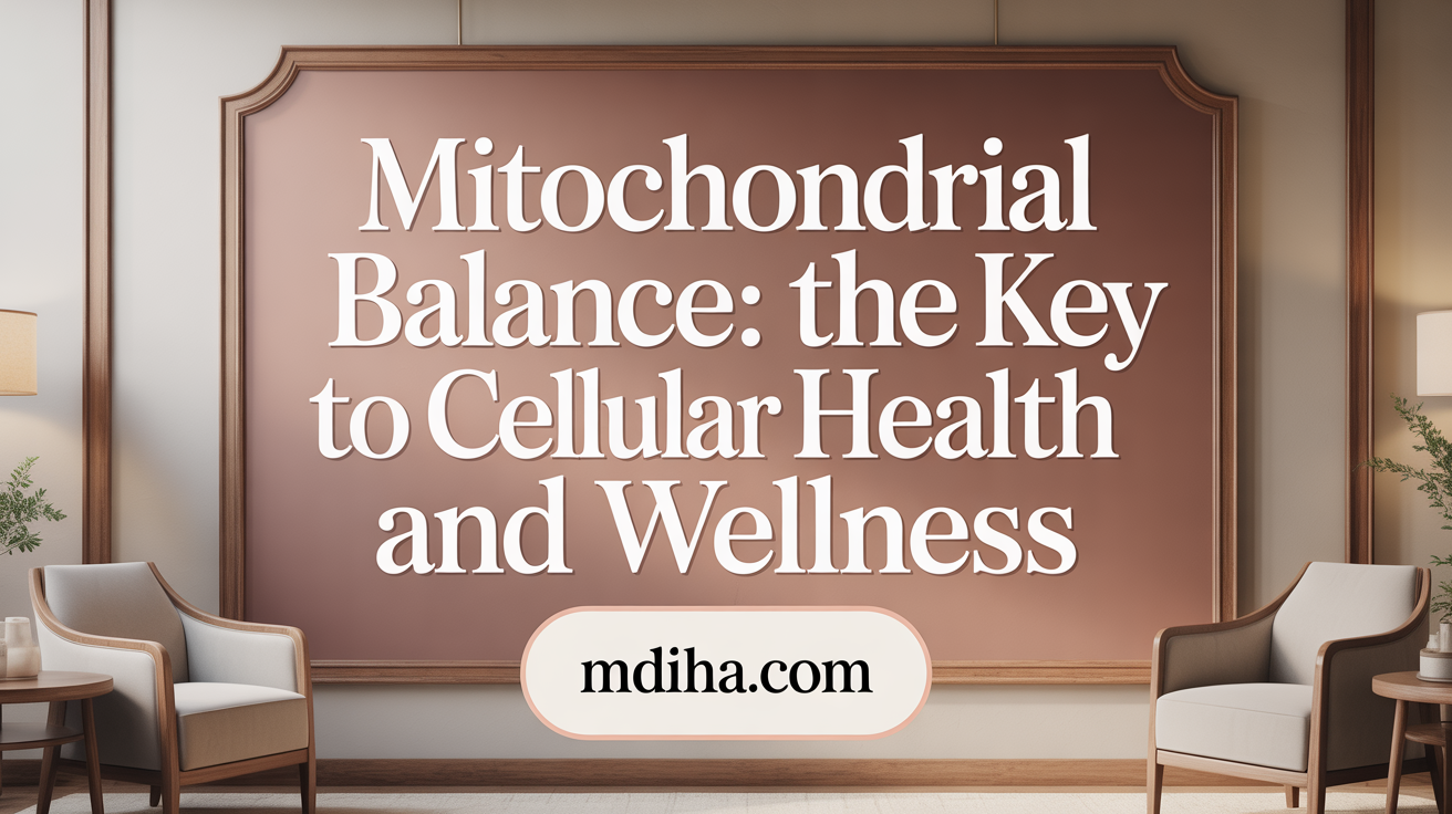 Mitochondrial Balance: The Key to Cellular Health and Disease Prevention