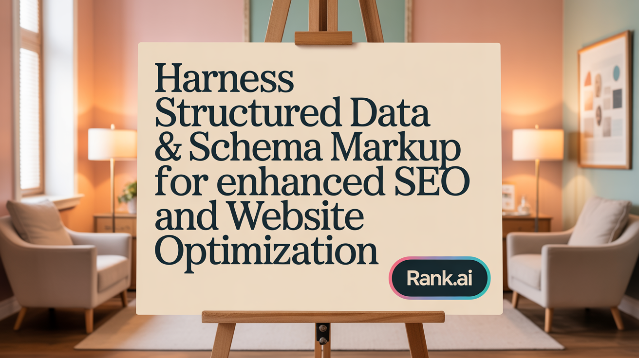 Harness Structured Data &amp; Schema Markup to Boost Entity Recognition
