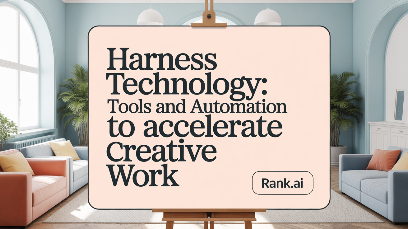 Harness Technology: Tools and Automation to Accelerate Content Velocity