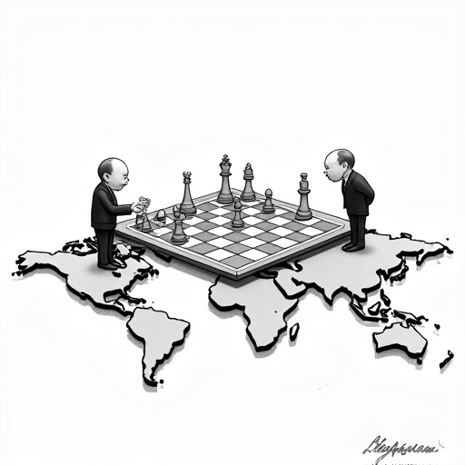 Russia proposes ceasefire for eastern Ukraine single-panel cartoon