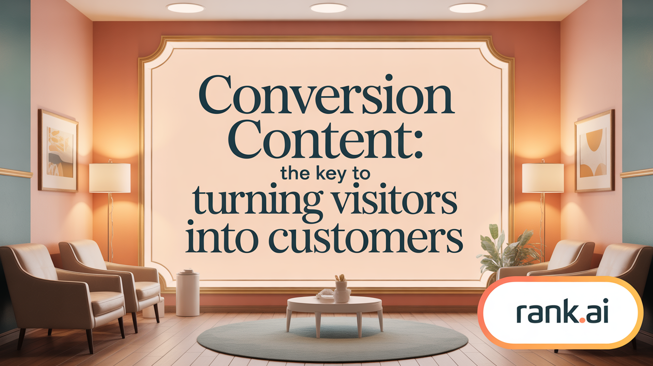 Conversion Content: The Key to Turning Visitors into Customers