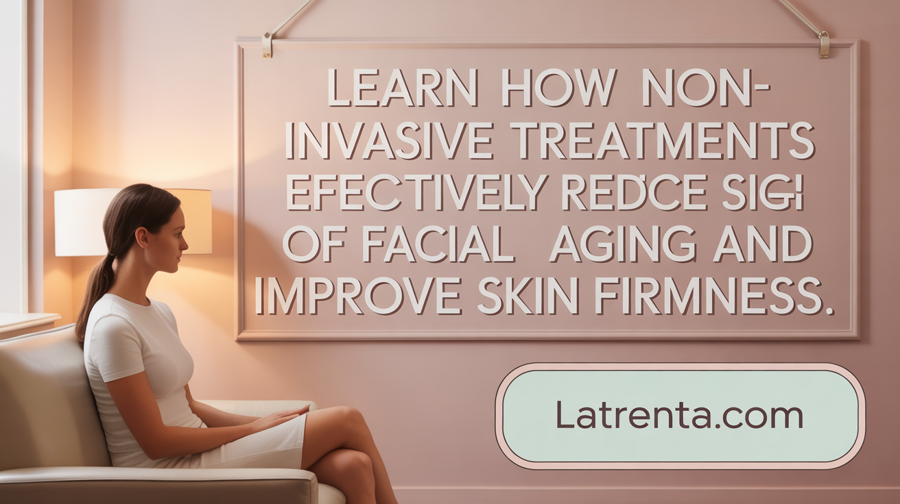 Learn how non-surgical treatments effectively reduce facial aging signs and enhance skin firmness.