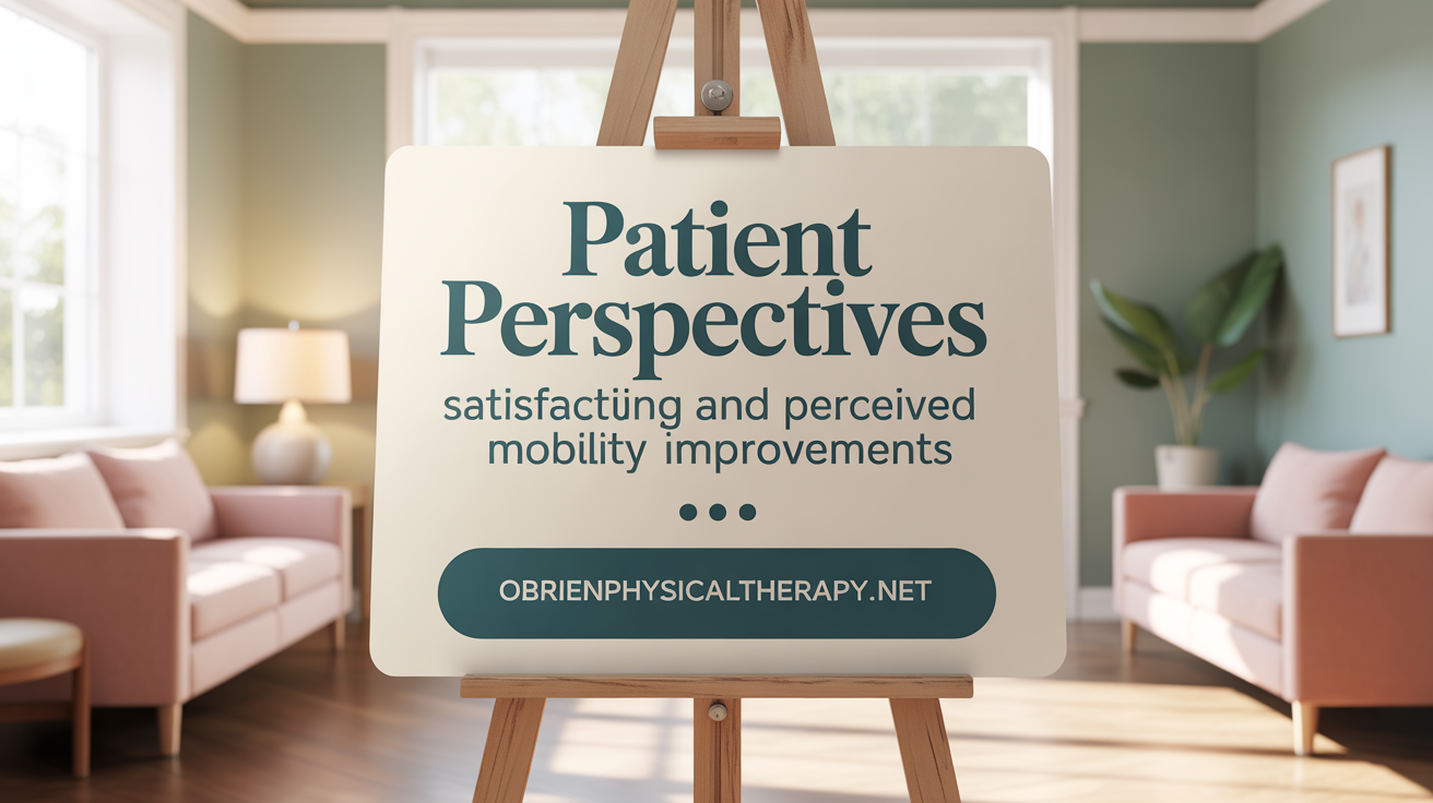 Patient Perspectives: Satisfaction and Perceived Mobility Gains