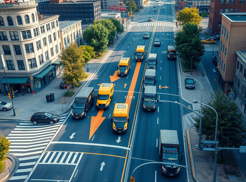 Minimizing Traffic Delays Through Right-Turn Routing