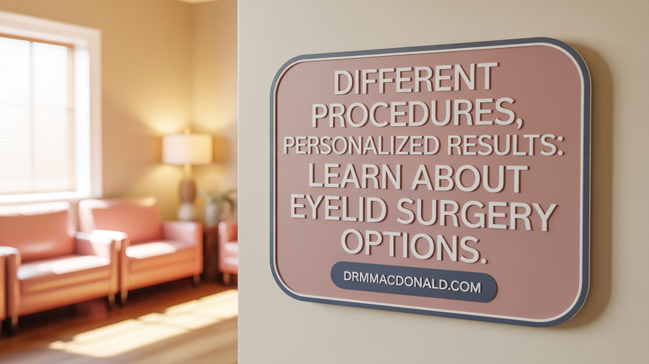 Different Procedures, Personalized Results: Learn About Eyelid Surgery Options