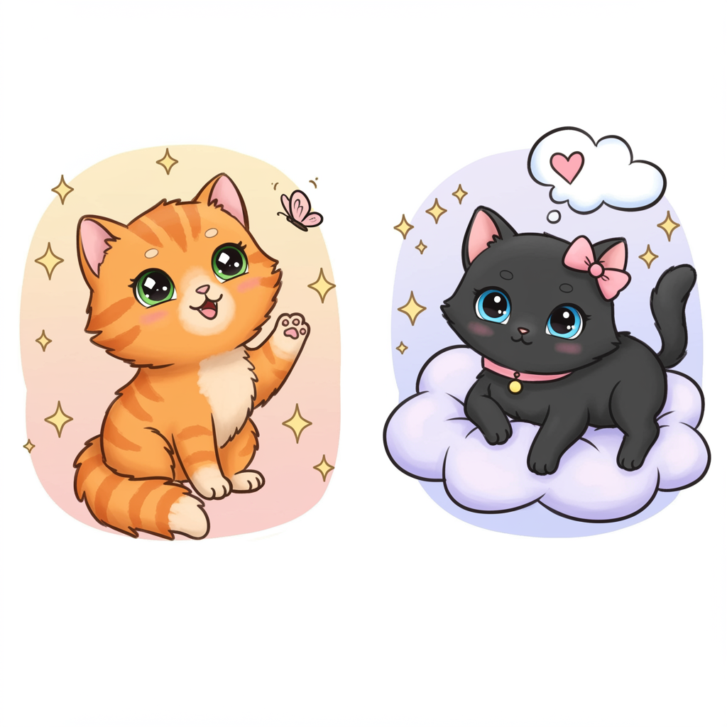 cute cat matching pfp