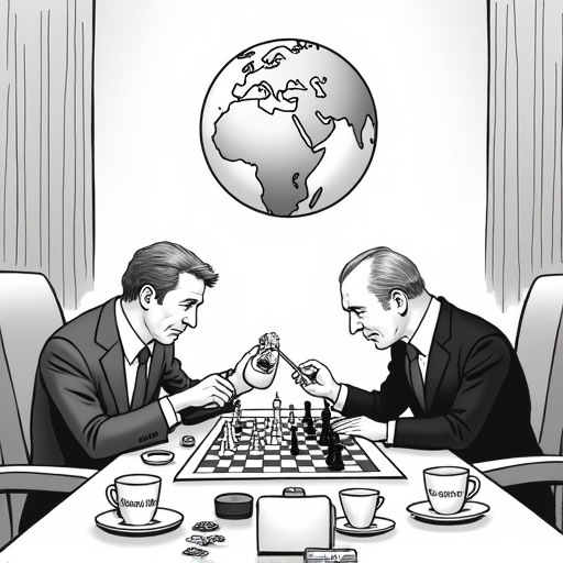 US diplomat criticizes UK PM Starmer's stance on Israel single-panel cartoon