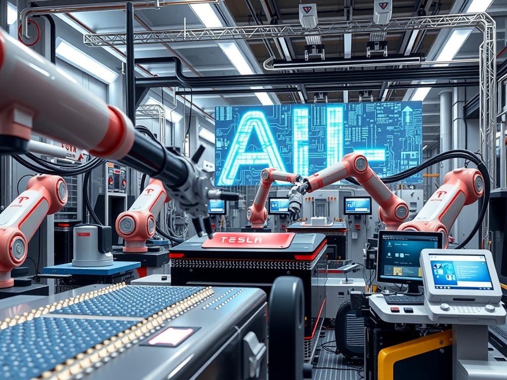 کارخانه تولید تراشه هوش مصنوعی سامسونگ برای تسلا