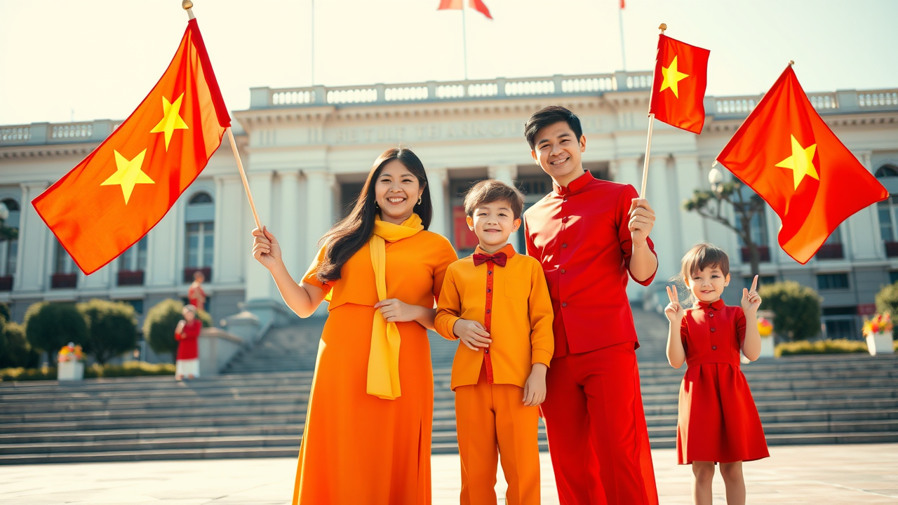 Banner Thời trang Quốc khánh Việt Nam 2/9