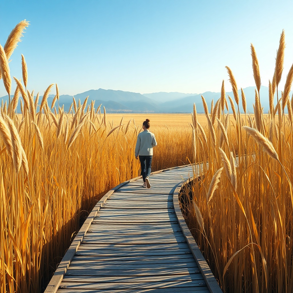 Healing Walks: Mindful Moments Among the Reeds