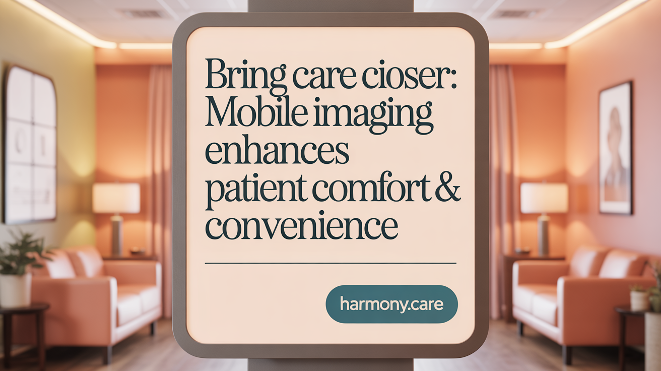 Bring Care Closer: Mobile Imaging Enhances Patient Comfort & Safety