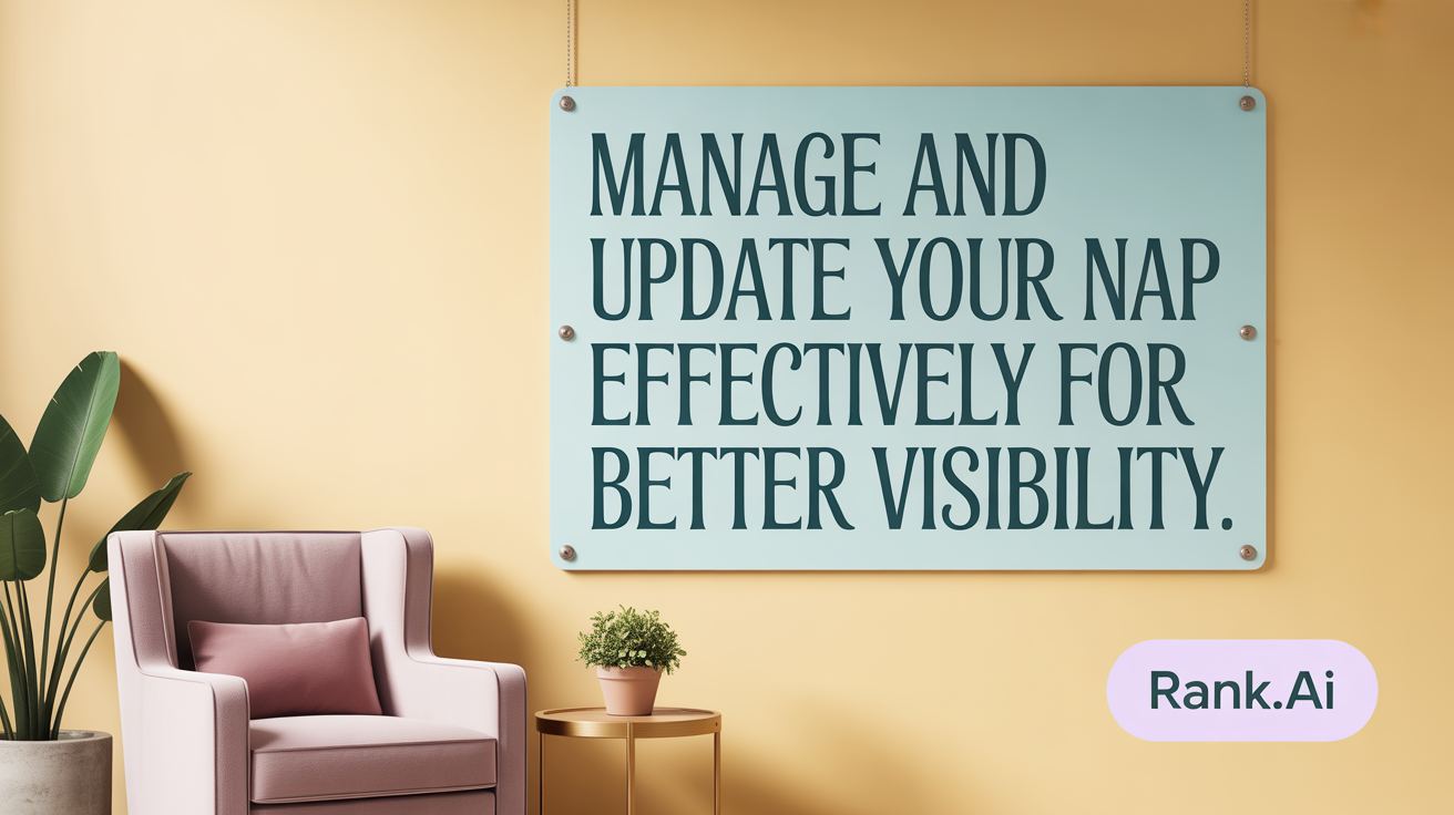 Manage and Update Your NAP Effectively for Better Visibility