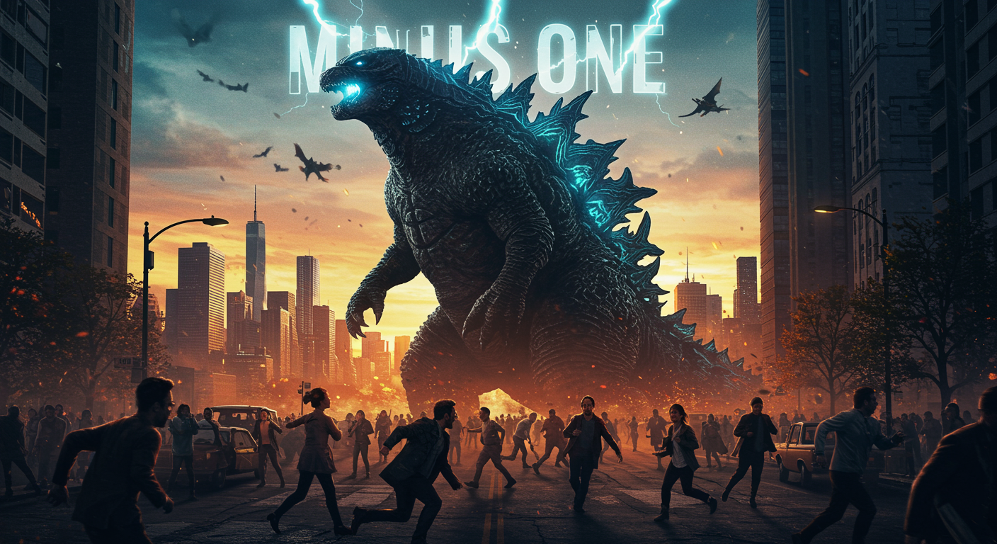 godzilla minus one poster