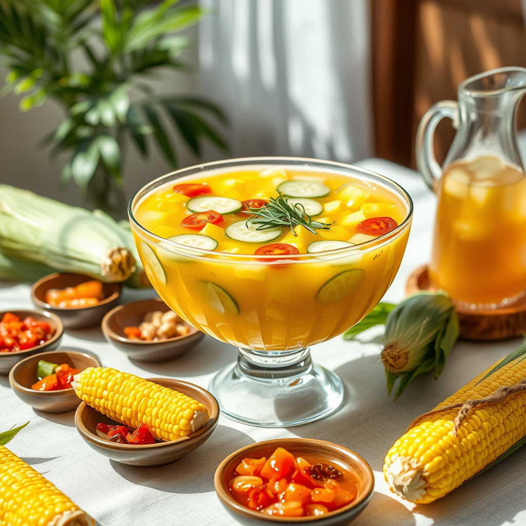 더욱 맛있게 즐기는 초당옥수수 냉국