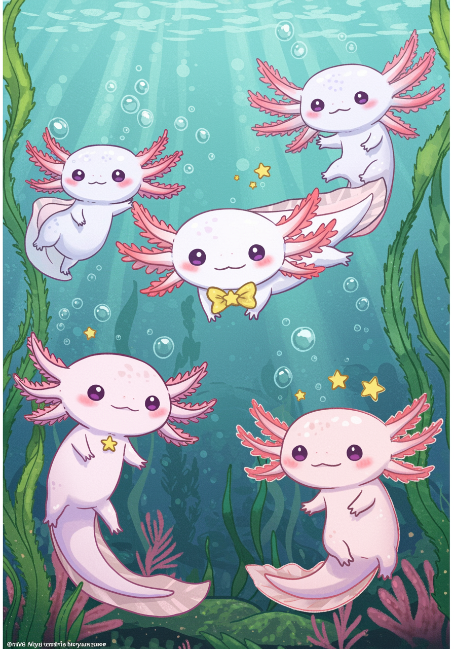 cute axolotl