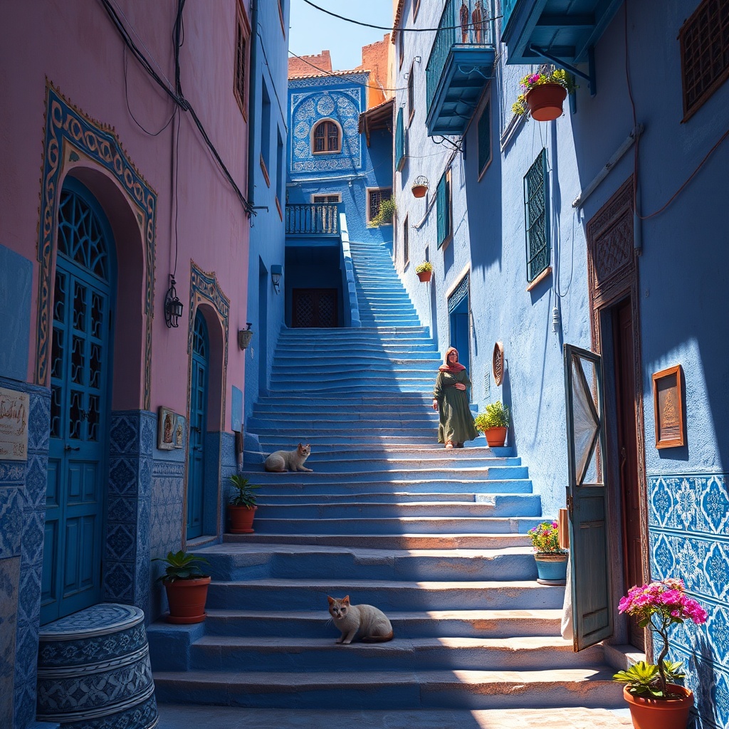 Chefchaouen, Morocco - The Blue City’s Magical Geometry