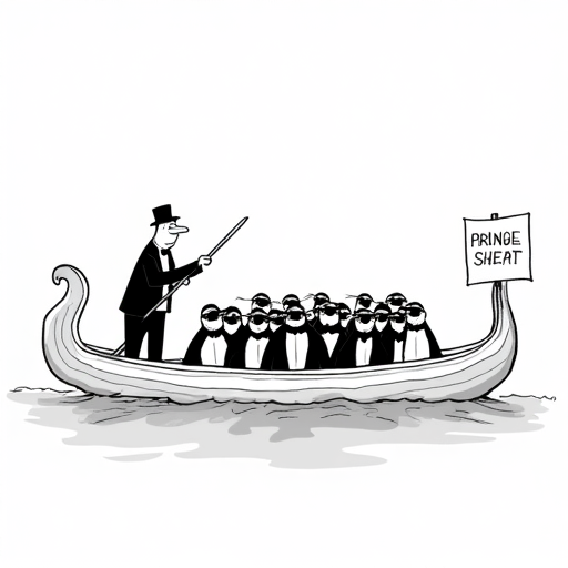 Jeff Bezos Hosts Lavish Wedding in Venice Amid Protests single-panel cartoon