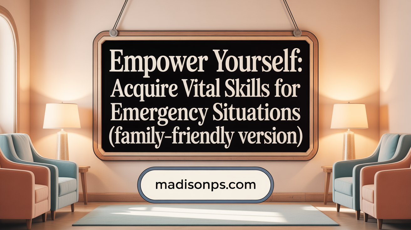 Empower Yourself: Acquire Vital Skills for Emergency Situations