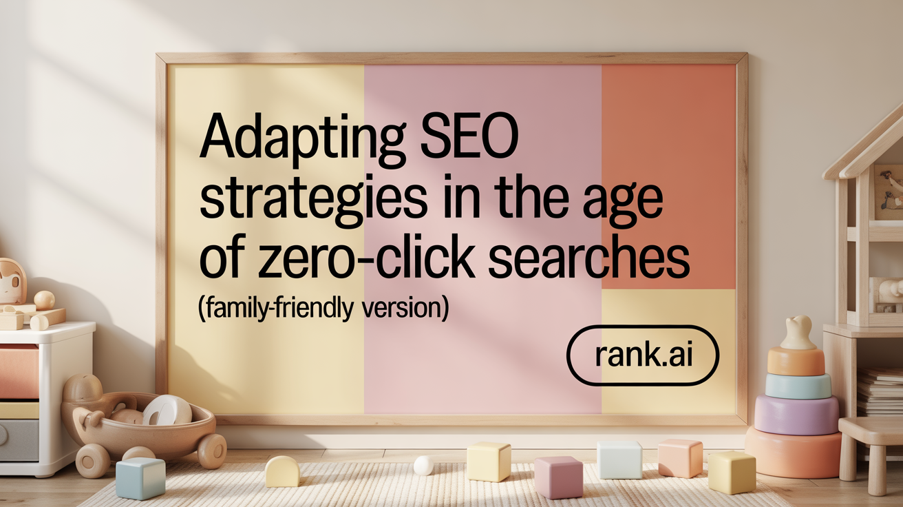Adapting SEO Strategies in the Age of Zero-Click Searches