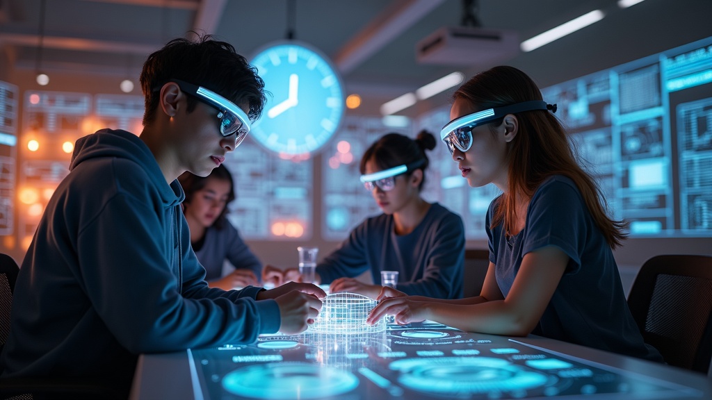 Estudiantes de la Academia Metaverso de Corea mejorando su empleabilidad con proyectos VR