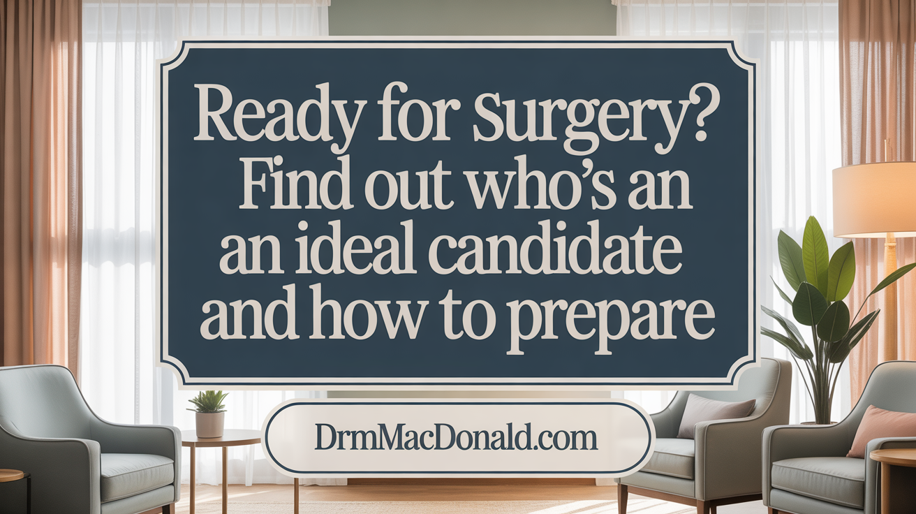 Ready for Surgery? Find Out Who’s an Ideal Candidate and How to Prepare