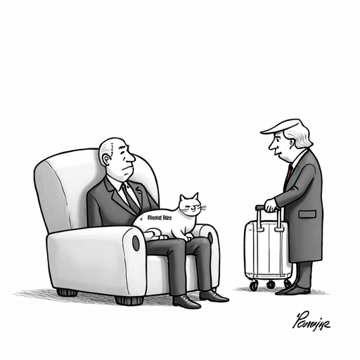 Federal Reserve Holds Off on Interest Rate Cuts single-panel cartoon