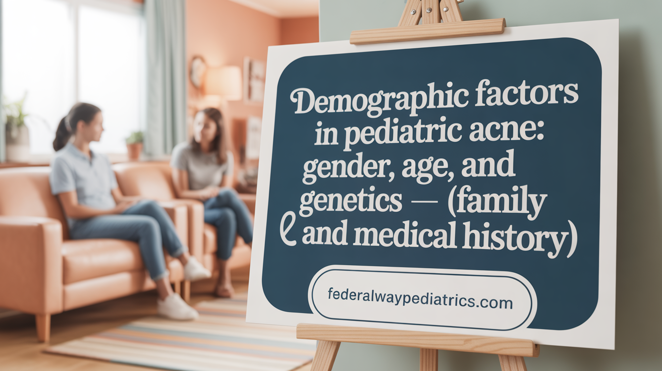 Demographic Factors in Pediatric Acne: Gender, Age, and Genetics