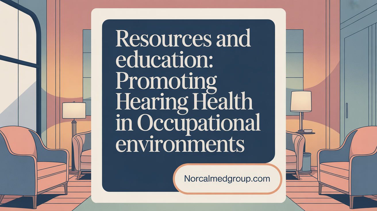 Resources and Education: Protecting Hearing Health in Occupational Environments