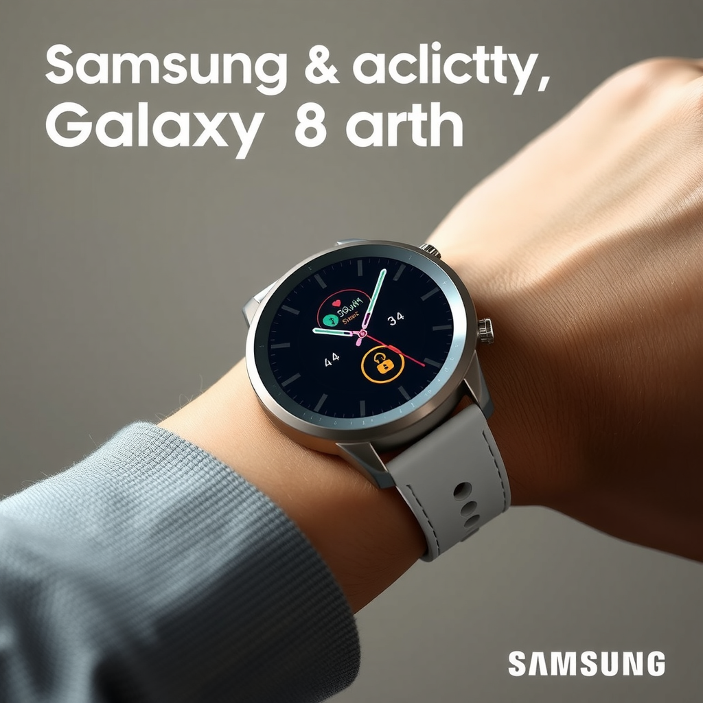 تصویری واقع‌گرایانه از Samsung Galaxy Watch 8 Classic روی مچ دست در رویداد گلکسی آنپکد ۲۰۲۵