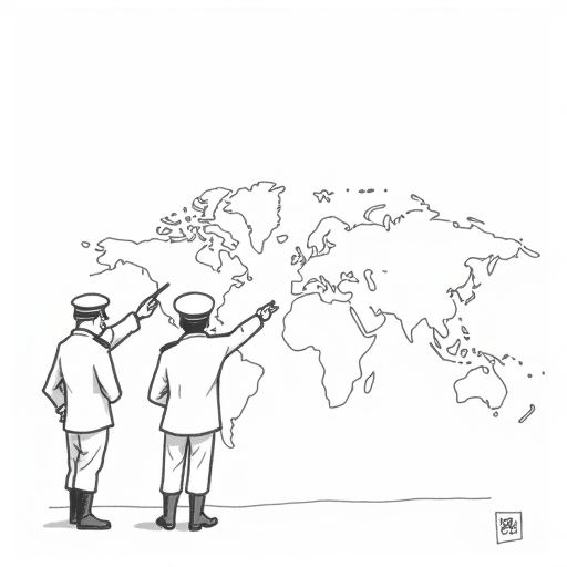 Khamenei Claims Iran Struck US Base in Qatar single-panel cartoon