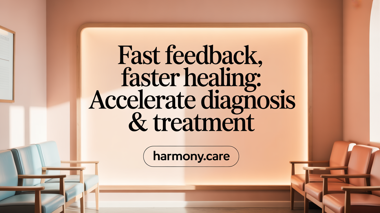 Fast Feedback, Faster Healing: Accelerate Diagnosis & Treatment