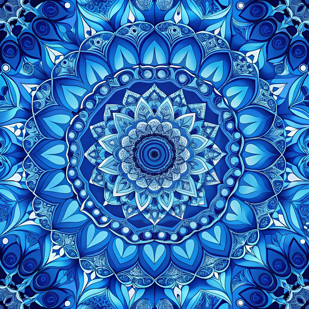 Monochromatic Blue Design: Shades & Gradients