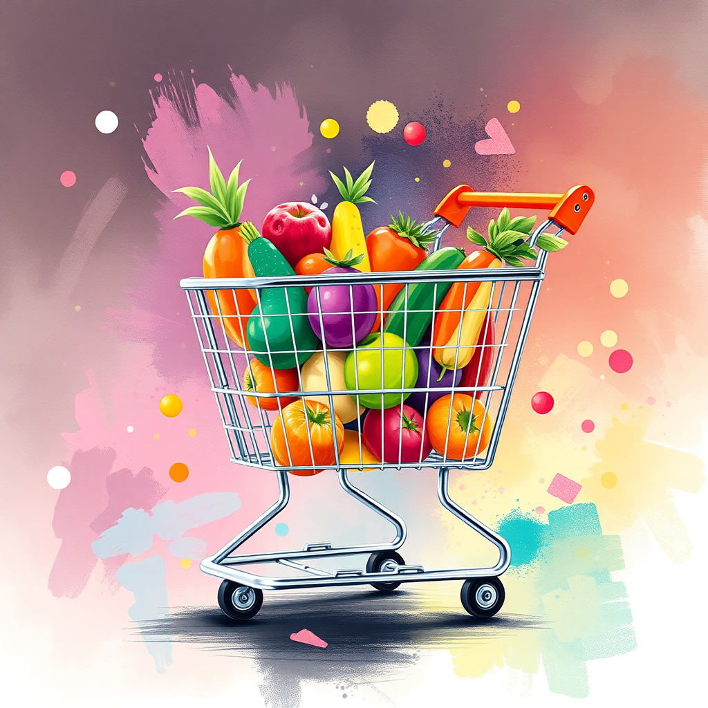 shopping cart illustration