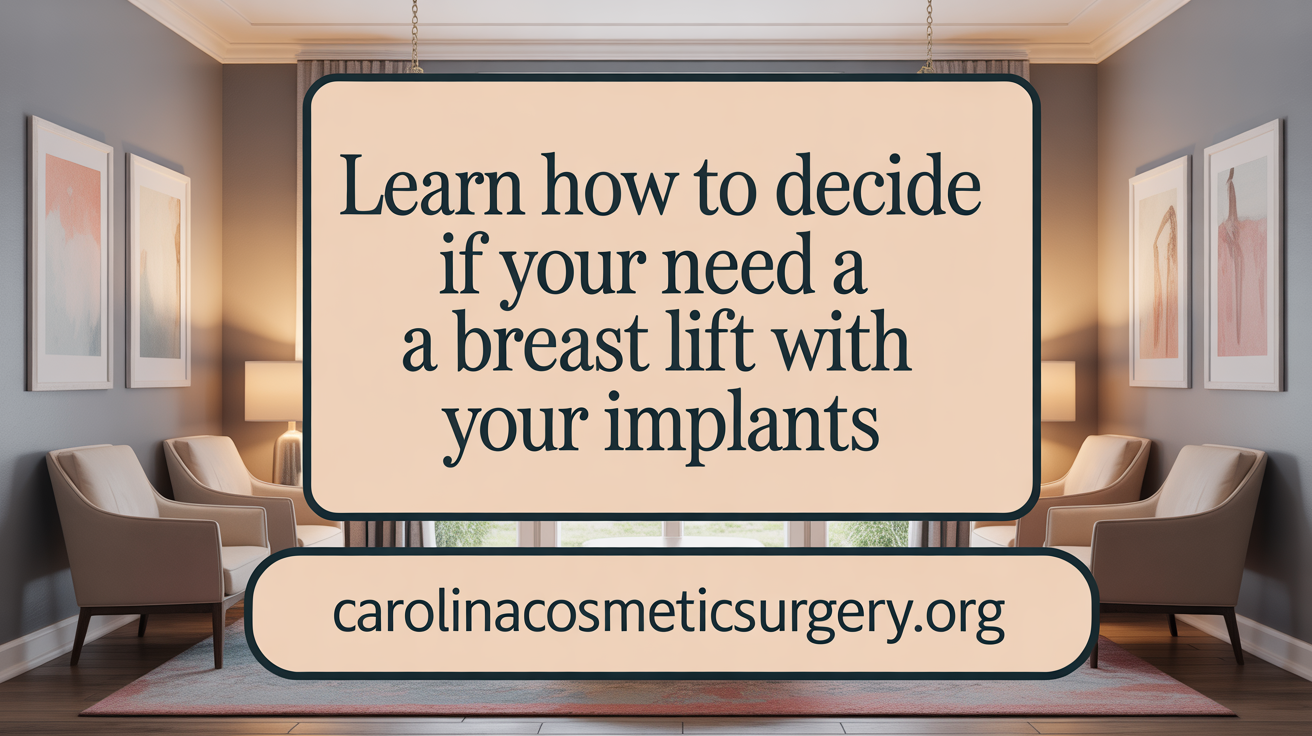 Learn how to decide if you need a breast lift with your implants