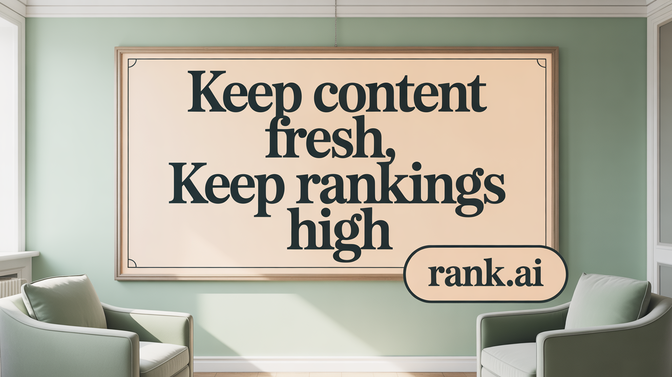Keep Content Fresh, Keep Rankings High